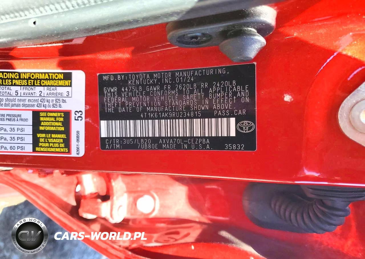 2024 Toyota Camry Xse VIN:4T1K61AK9RU234815 - 13