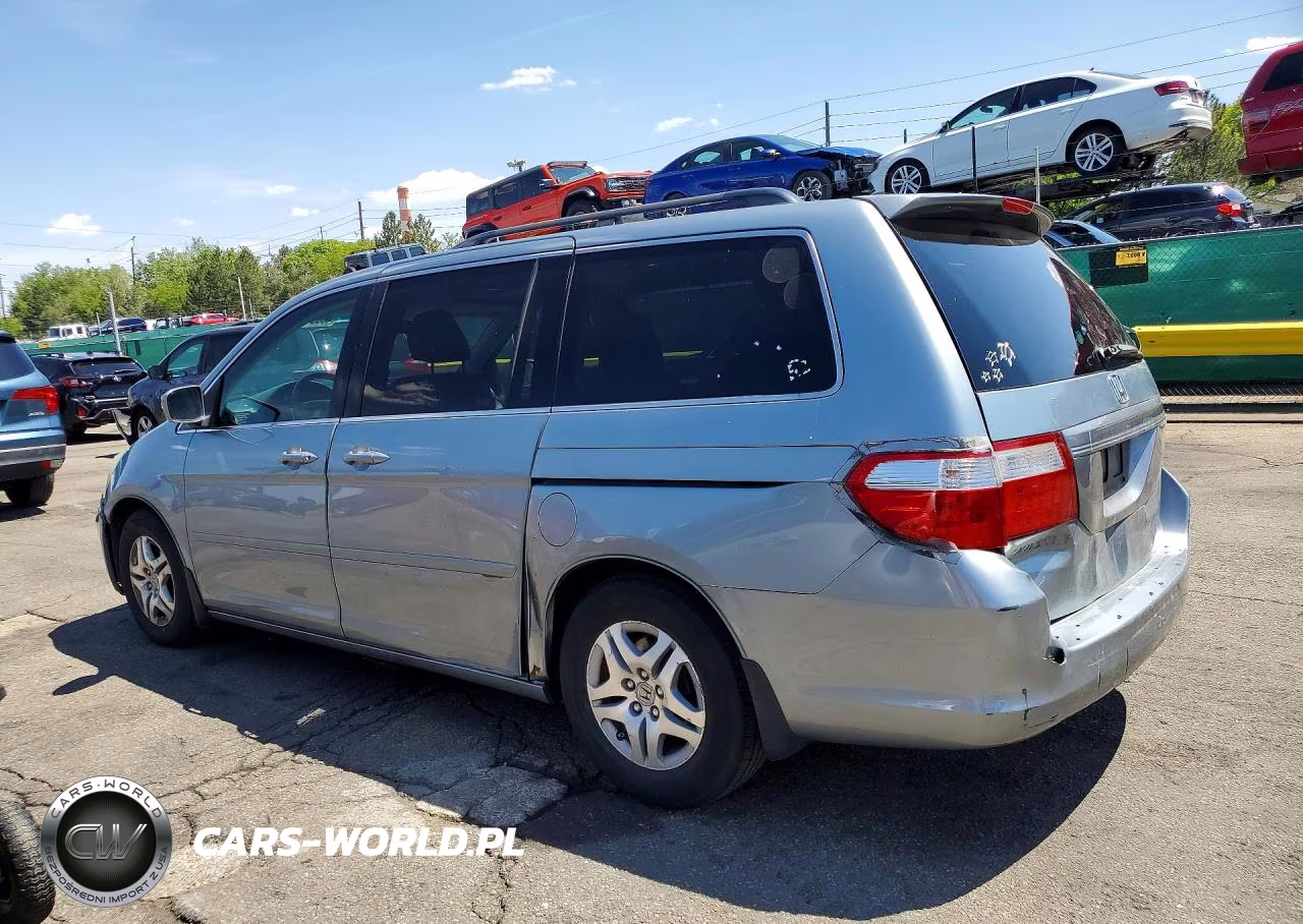 2007 Honda Odyssey Exl VIN:5FNRL38797B046374 - 2