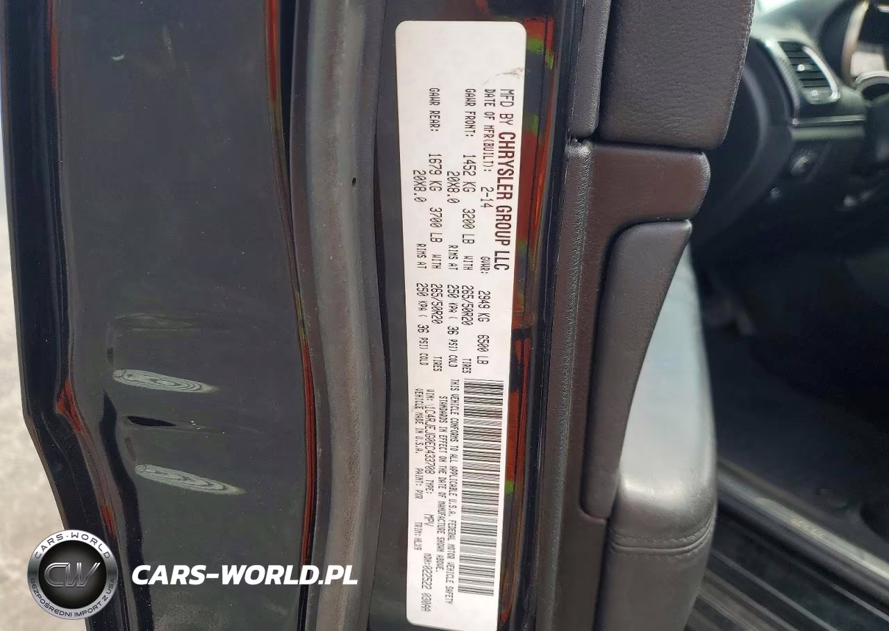2014 Jeep Grand Cherokee Summit VIN:1C4RJEJG0EC433708 - 13