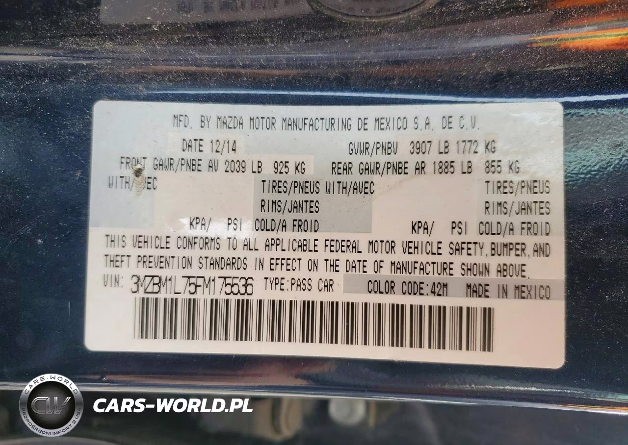 2015 Mazda 3 Touring VIN:3MZBM1L75FM175536 - 12