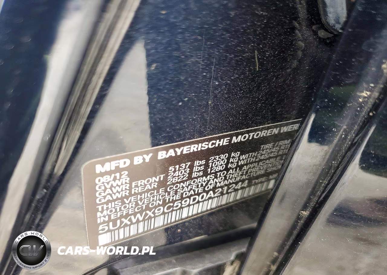2013 BMW X3 xDrive28I VIN:5UXWX9C59D0A21244 - 14