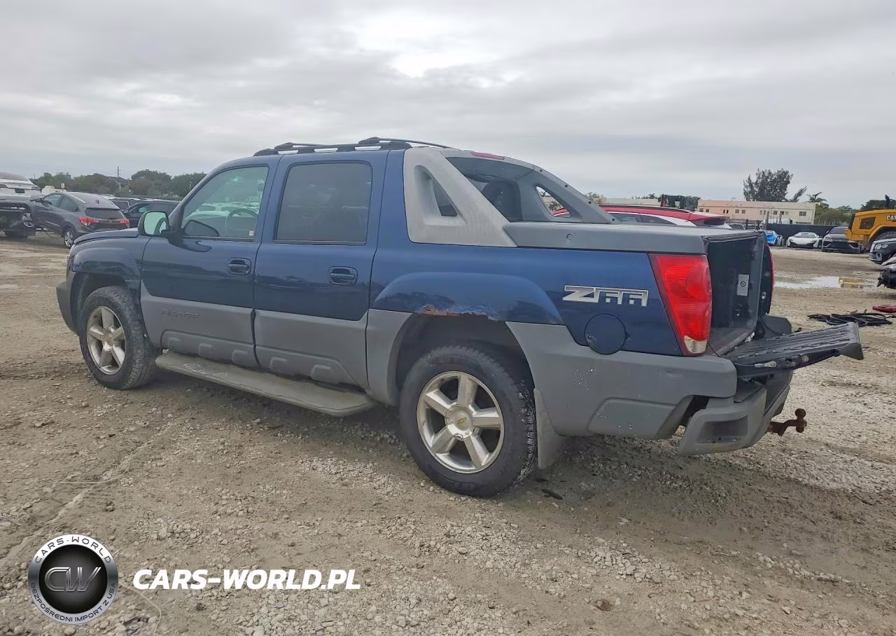 2002 Chevrolet Avalanche C1500 VIN:3GNEC13T02G203999 - 2