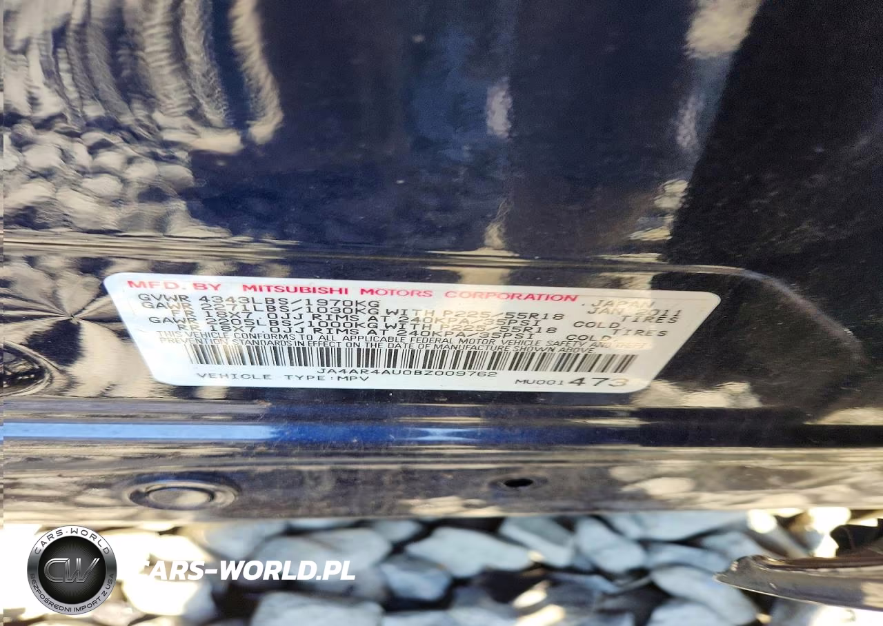 2011 Mitsubishi Outlander Sport Se VIN:JA4AR4AU0BZ009762 - 13