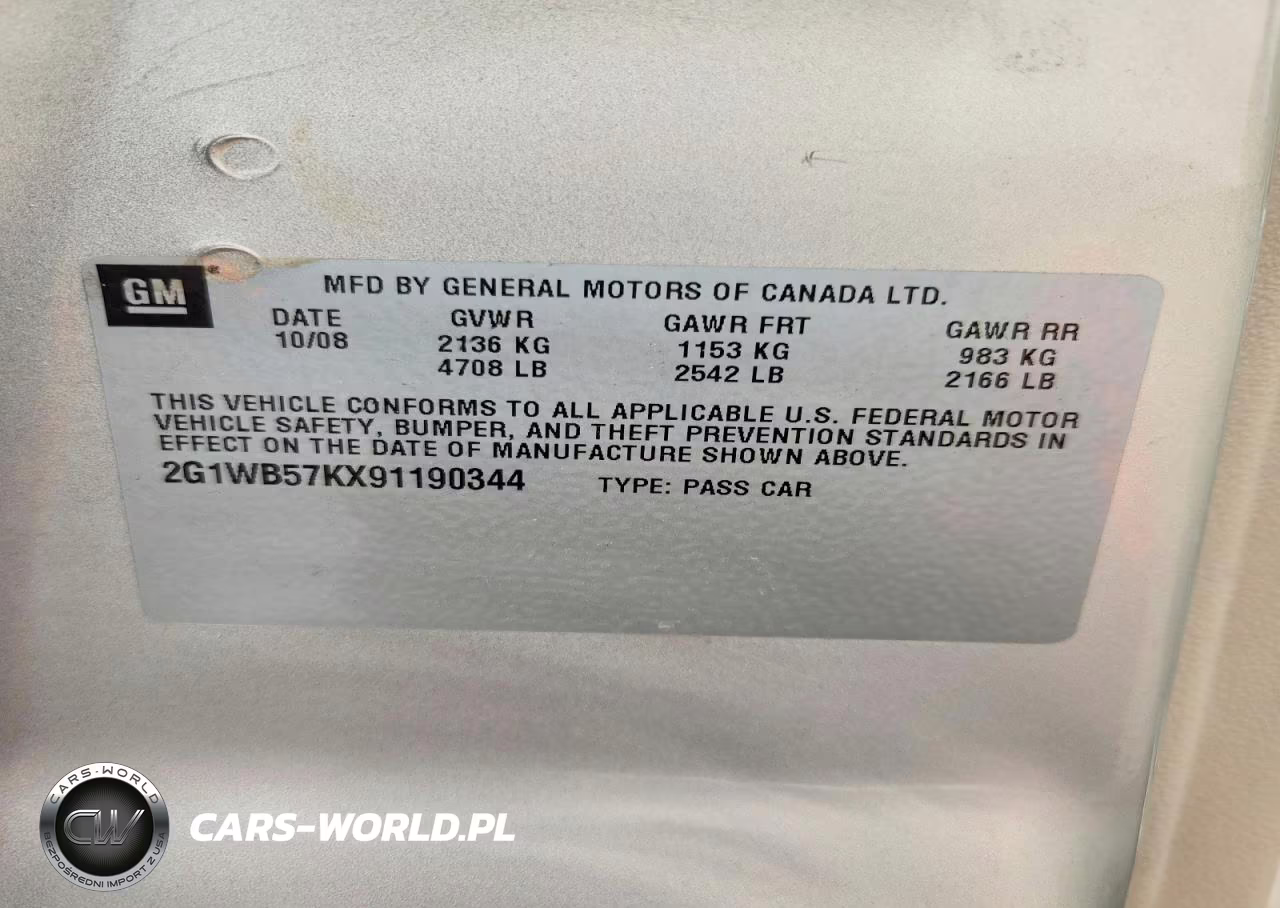 2009 Chevrolet Impala Ls VIN:2G1WB57KX91190344 - 12