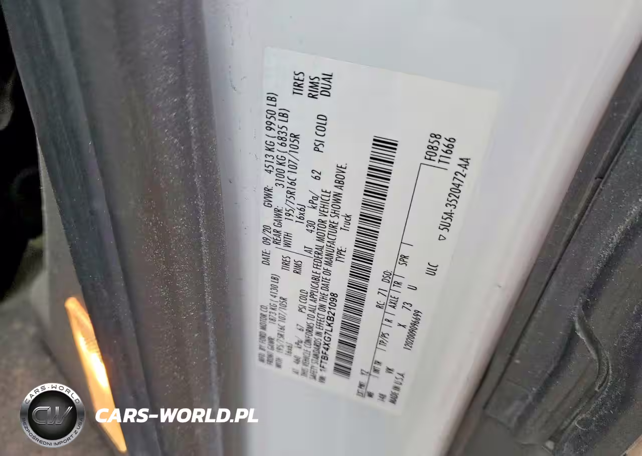 2020 Ford Transit 350 Hd Delivery Van VIN:1FTBF4XG7LKB21098 - 13