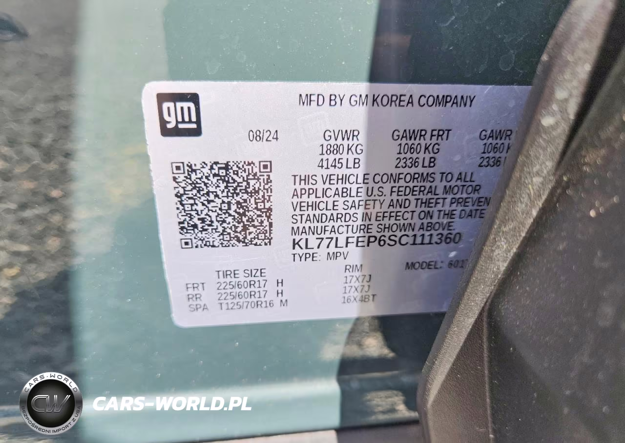 2025 Chevrolet Trax Ls VIN:KL77LFEP6SC111360 - 13