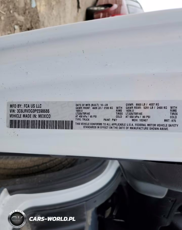 2023 Ram Promaster 2500 2500 High VIN:3C6LRVDG0PE598686 - 12