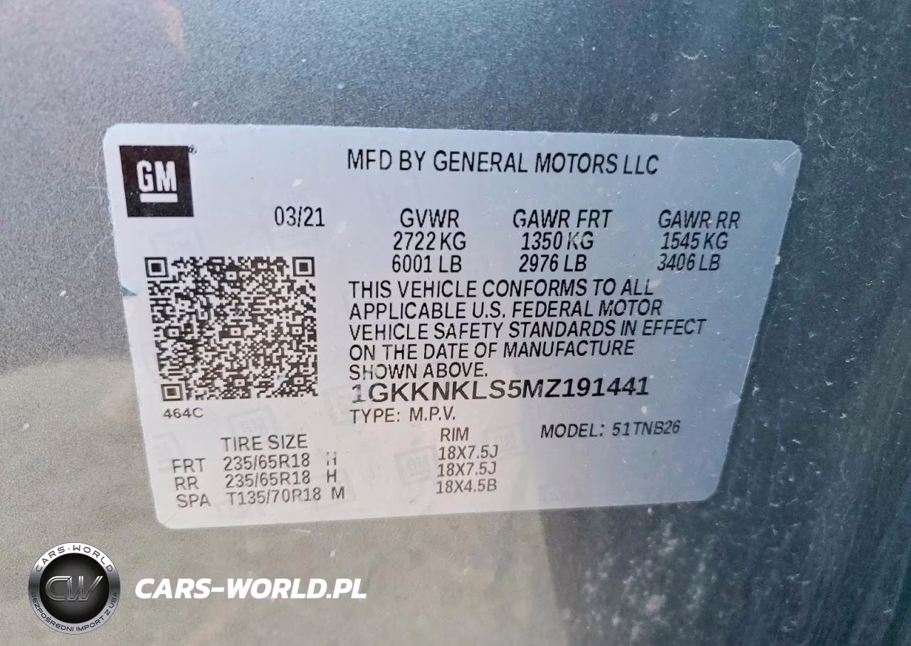 2021 GMC Acadia Sle VIN:1GKKNKLS5MZ191441 - 13