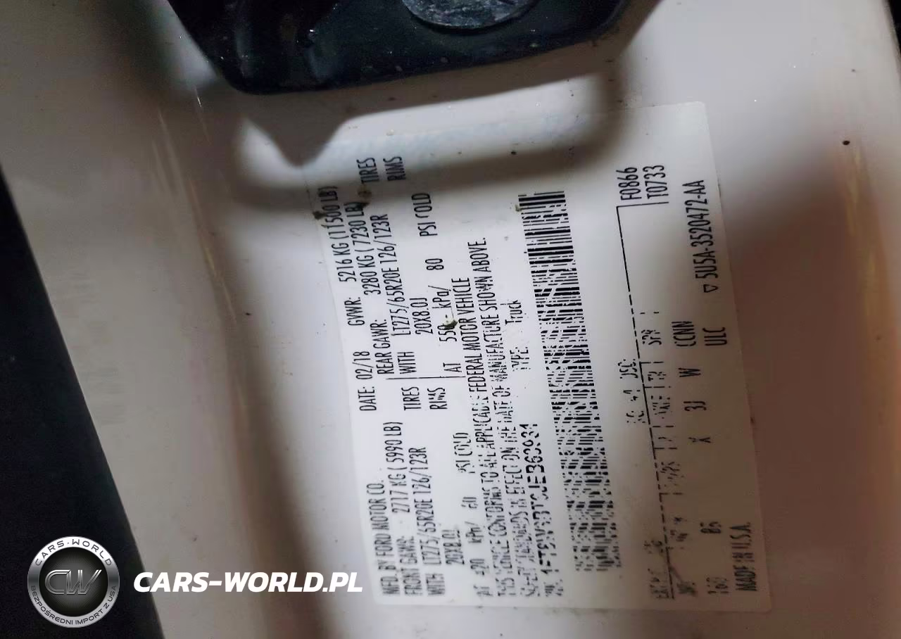 2018 Ford F350 Super Duty VIN:1FT8W3BT6JEB63931 - 13