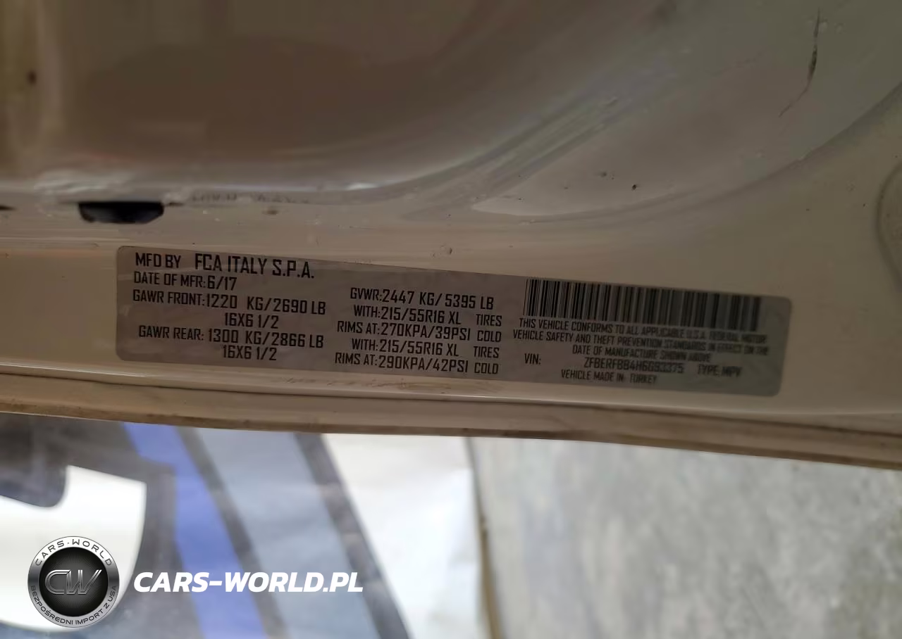 2017 Ram Promaster City Slt Utility - Service Van VIN:ZFBERFBB4H6G93375 - 13