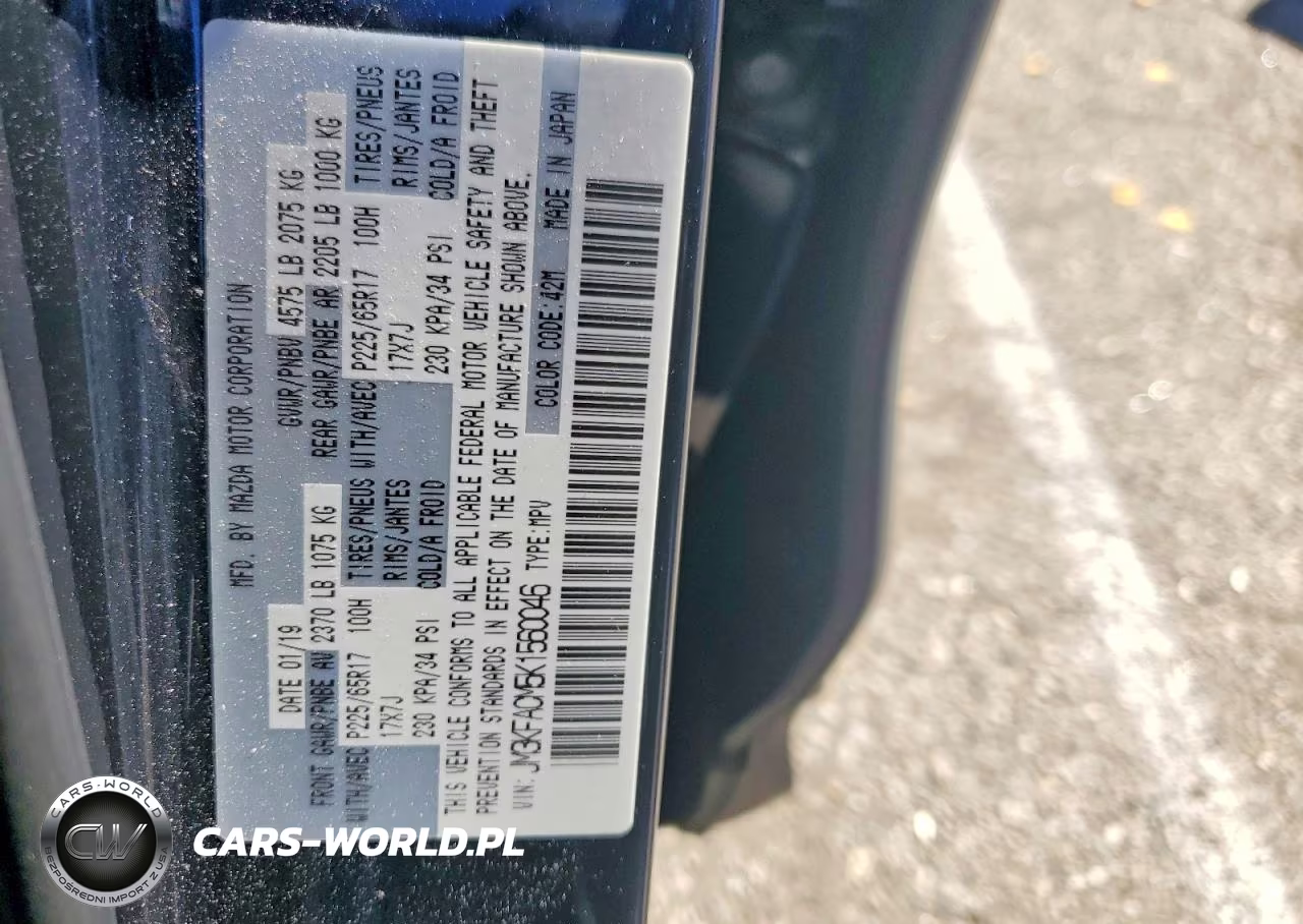 2019 Mazda Cx-5 Touring VIN:JM3KFACM5K1560046 - 14