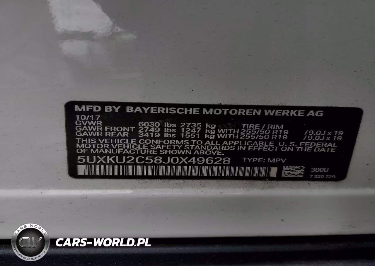 2018 BMW X6 xDrive35I VIN:5UXKU2C58J0X49628 - 13