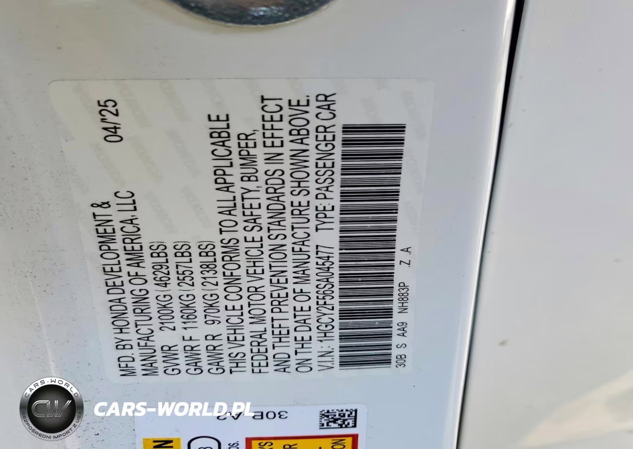 2025 Honda Accord Hybrid Sport VIN:1HGCY2F56SA045477 - 12