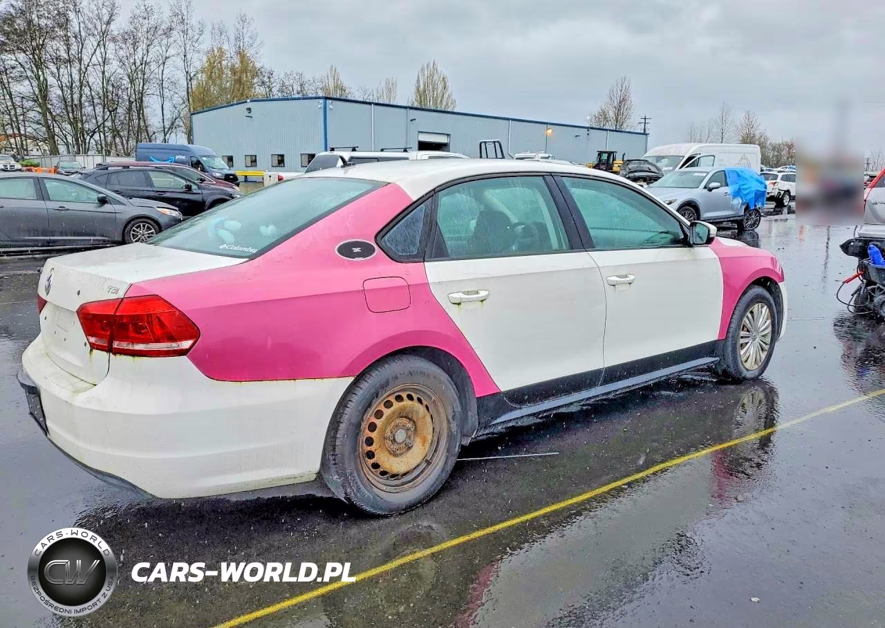 2014 Volkswagen Passat S VIN:1VWAT7A3XEC023284 - 3