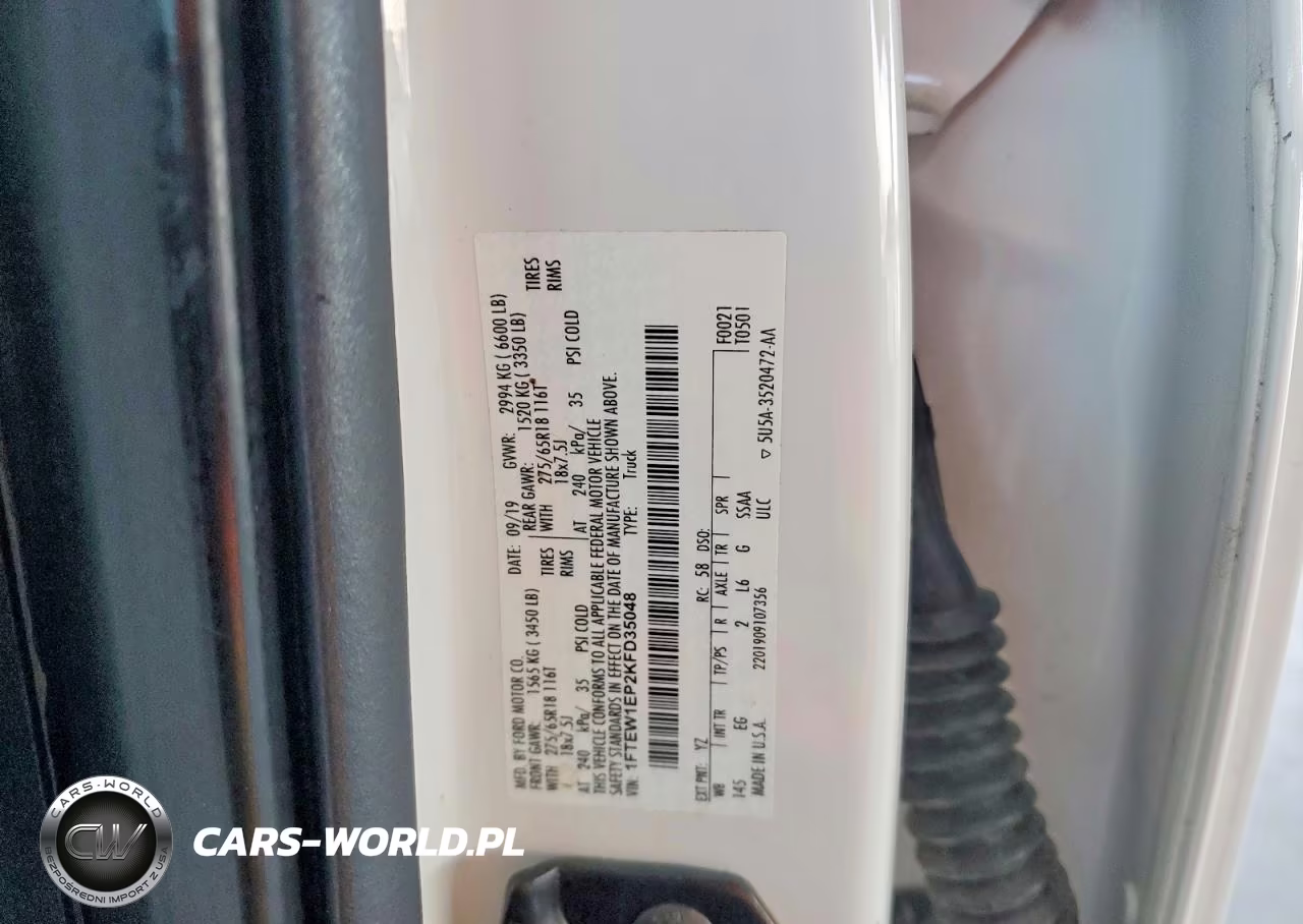 2019 Ford F150 Supercrew VIN:1FTEW1EP2KFD35048 - 12