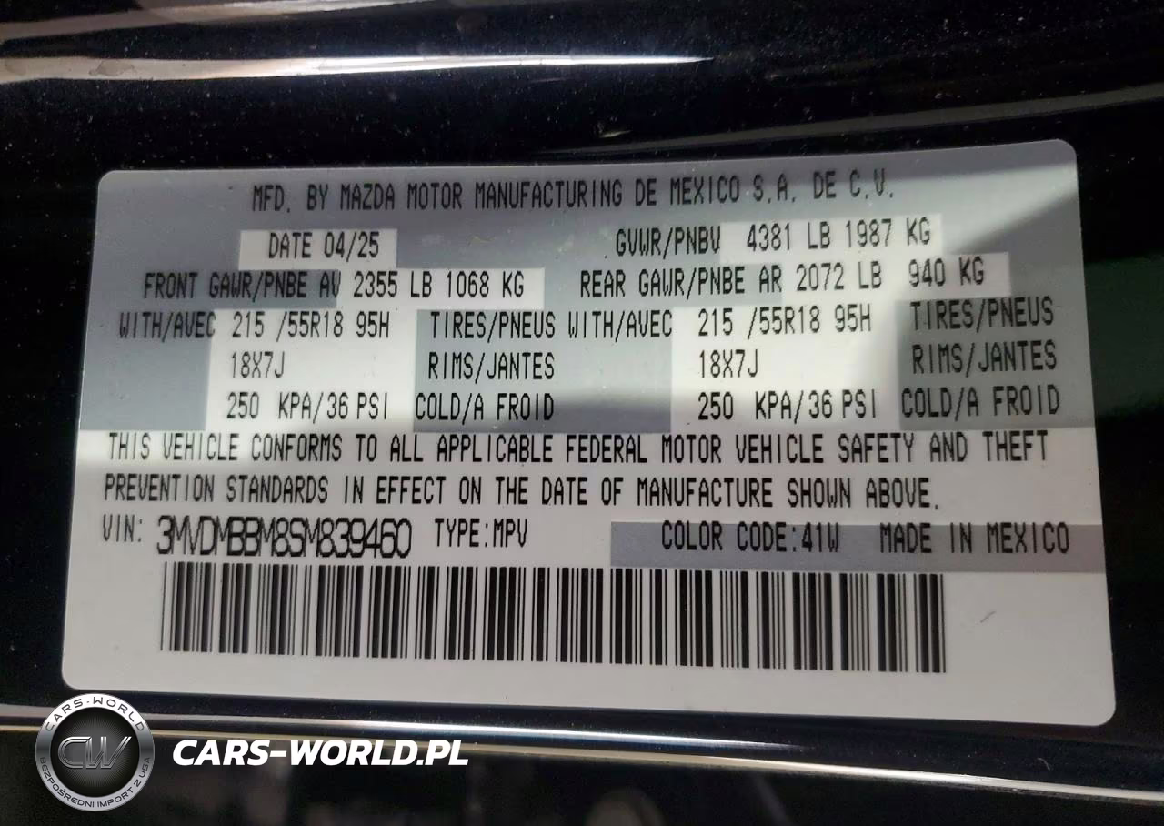 2025 Mazda Cx-30 Select VIN:3MVDMBBM8SM839460 - 13