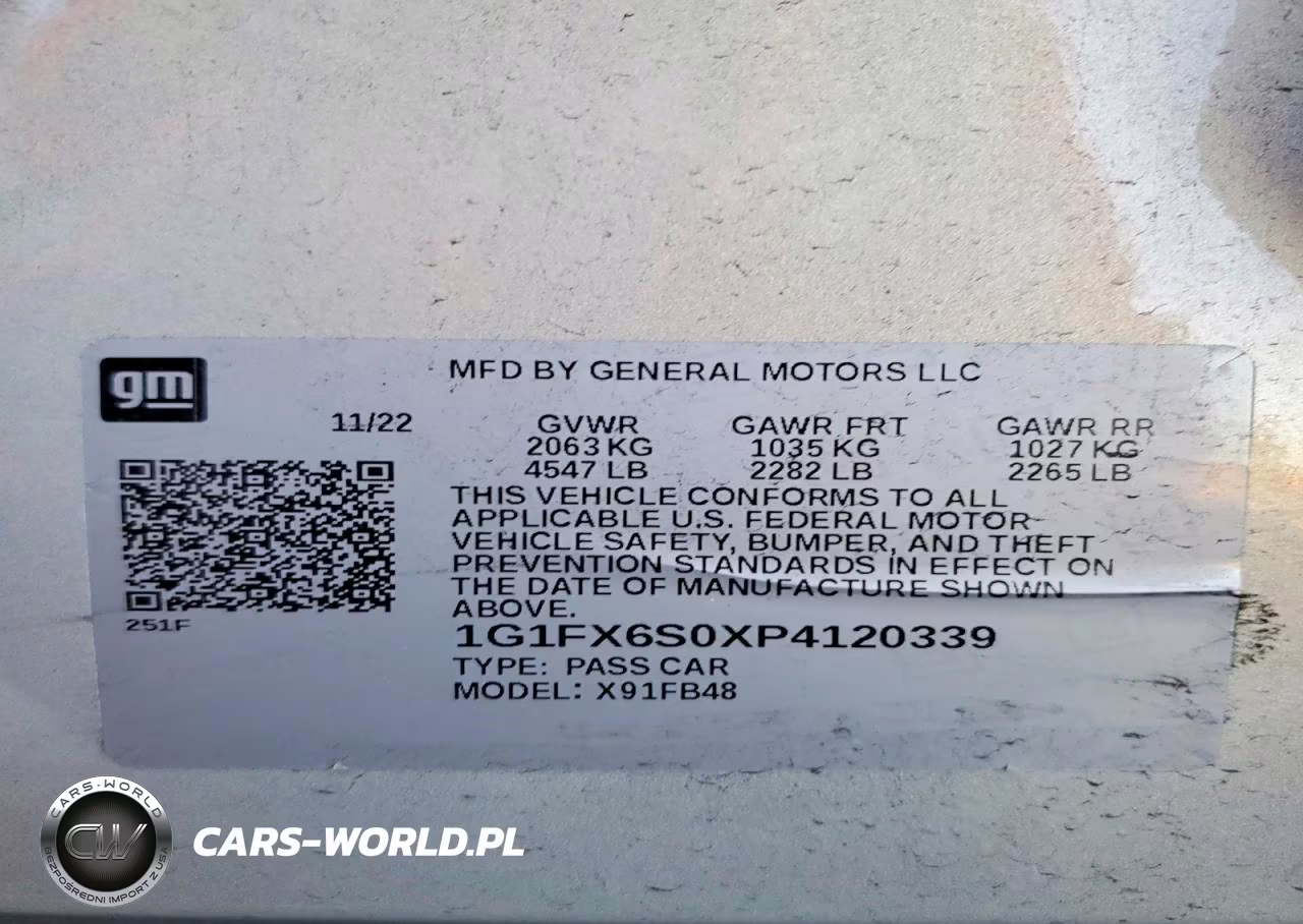 2023 Chevrolet Bolt Ev 2Lt VIN:1G1FX6S0XP4120339 - 12