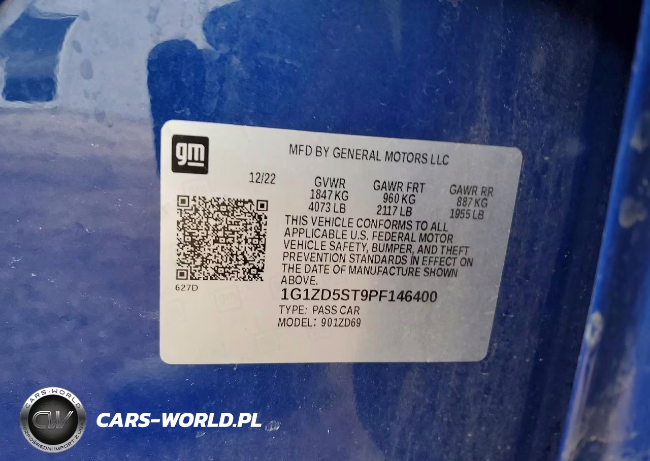 2023 Chevrolet Malibu Lt VIN:1G1ZD5ST9PF146400 - 13