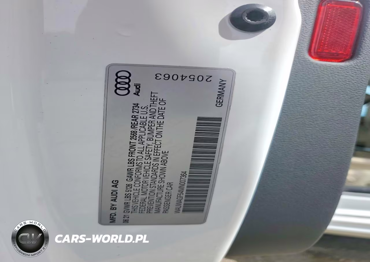 2021 Audi A5 Premium Plus 45 VIN:WAUWAGF54MN007364 - 12