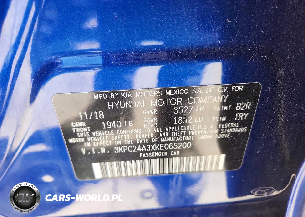 2019 Hyundai Accent Se VIN:3KPC24A3XKE065200 - 12