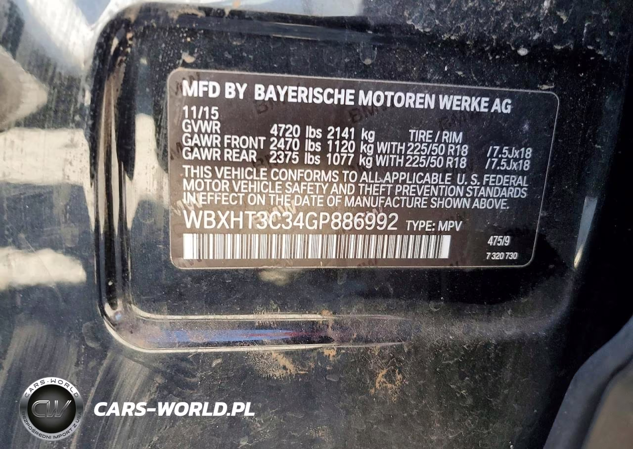 2016 BMW X1 xDrive28I VIN:WBXHT3C34GP886992 - 13