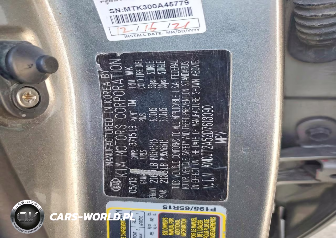 2013 Kia Soul Base VIN:KNDJT2A52D7613090 - 12