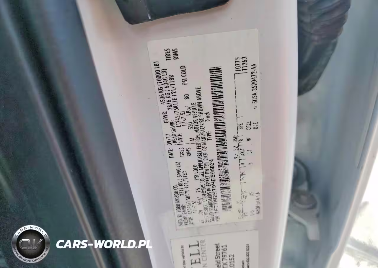 2017 Ford F250 Super Duty VIN:1FT7W2BT0HEE95024 - 12