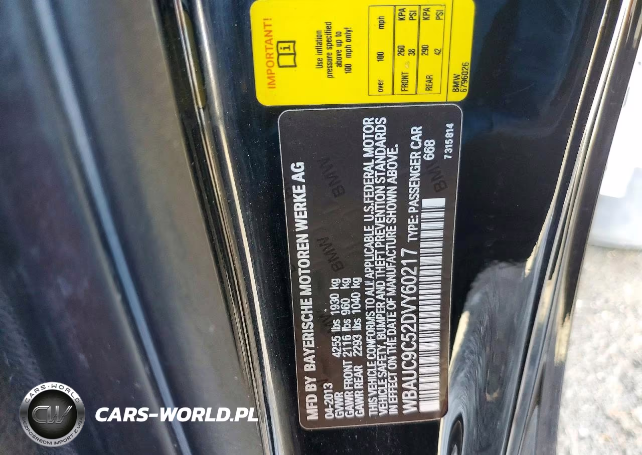 2013 BMW 135 I VIN:WBAUC9C52DVY60217 - 13