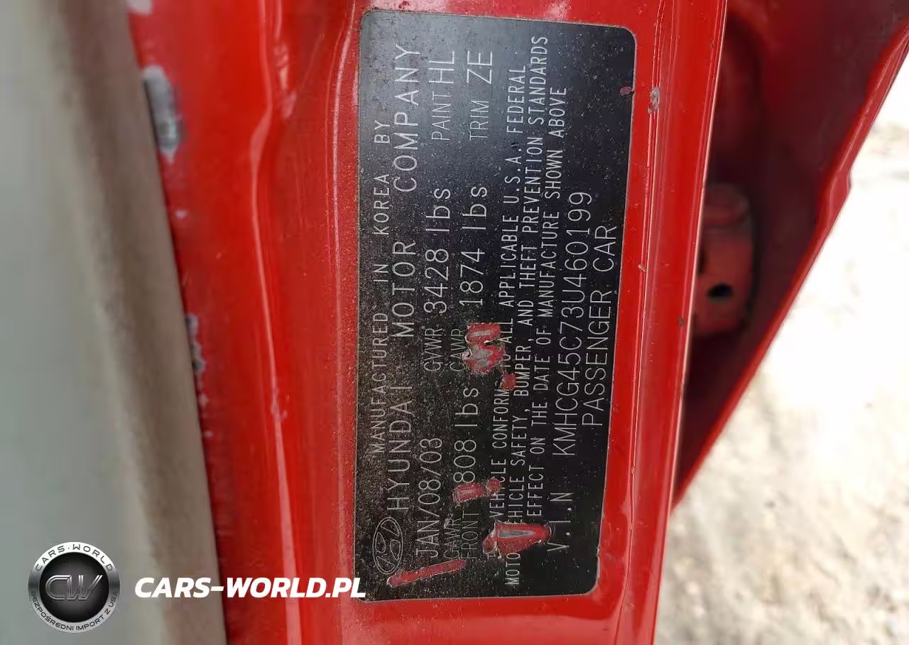 2003 Hyundai Accent Gl VIN:KMHCG45C73U460199 - 12