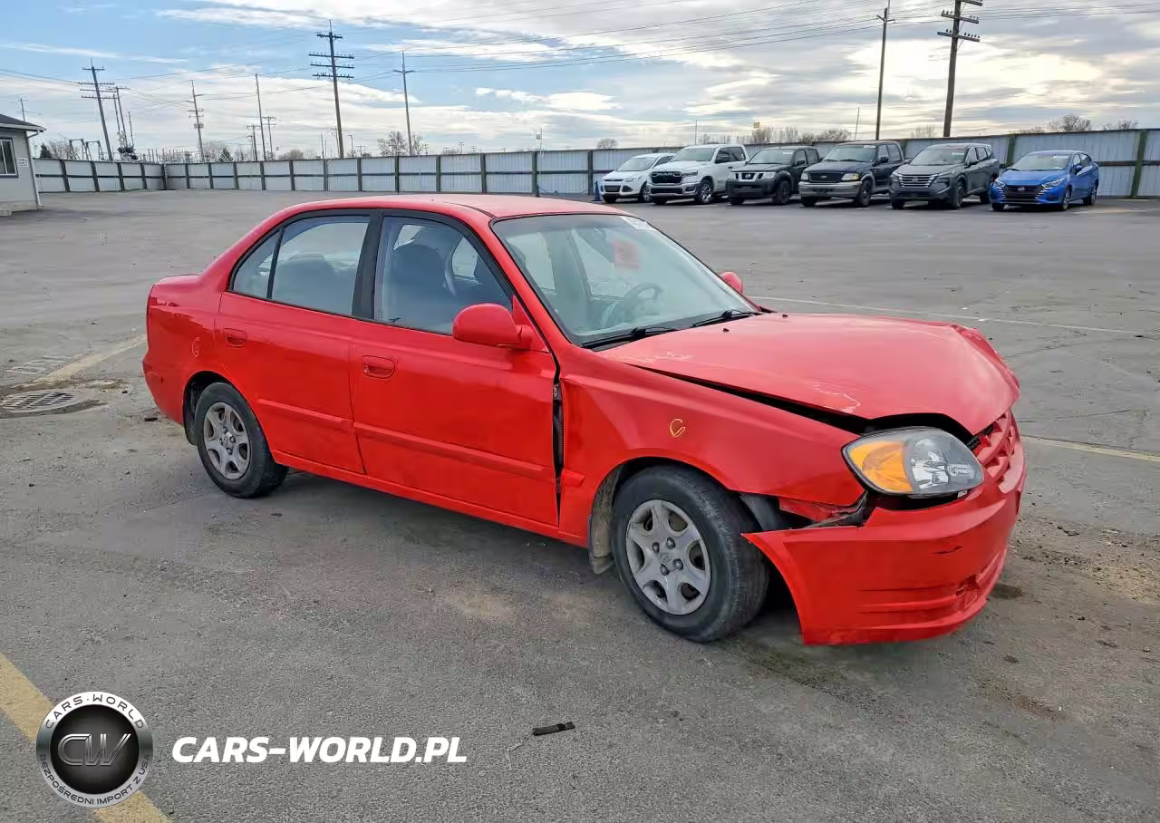 2003 Hyundai Accent Gl VIN:KMHCG45C73U460199 - 4