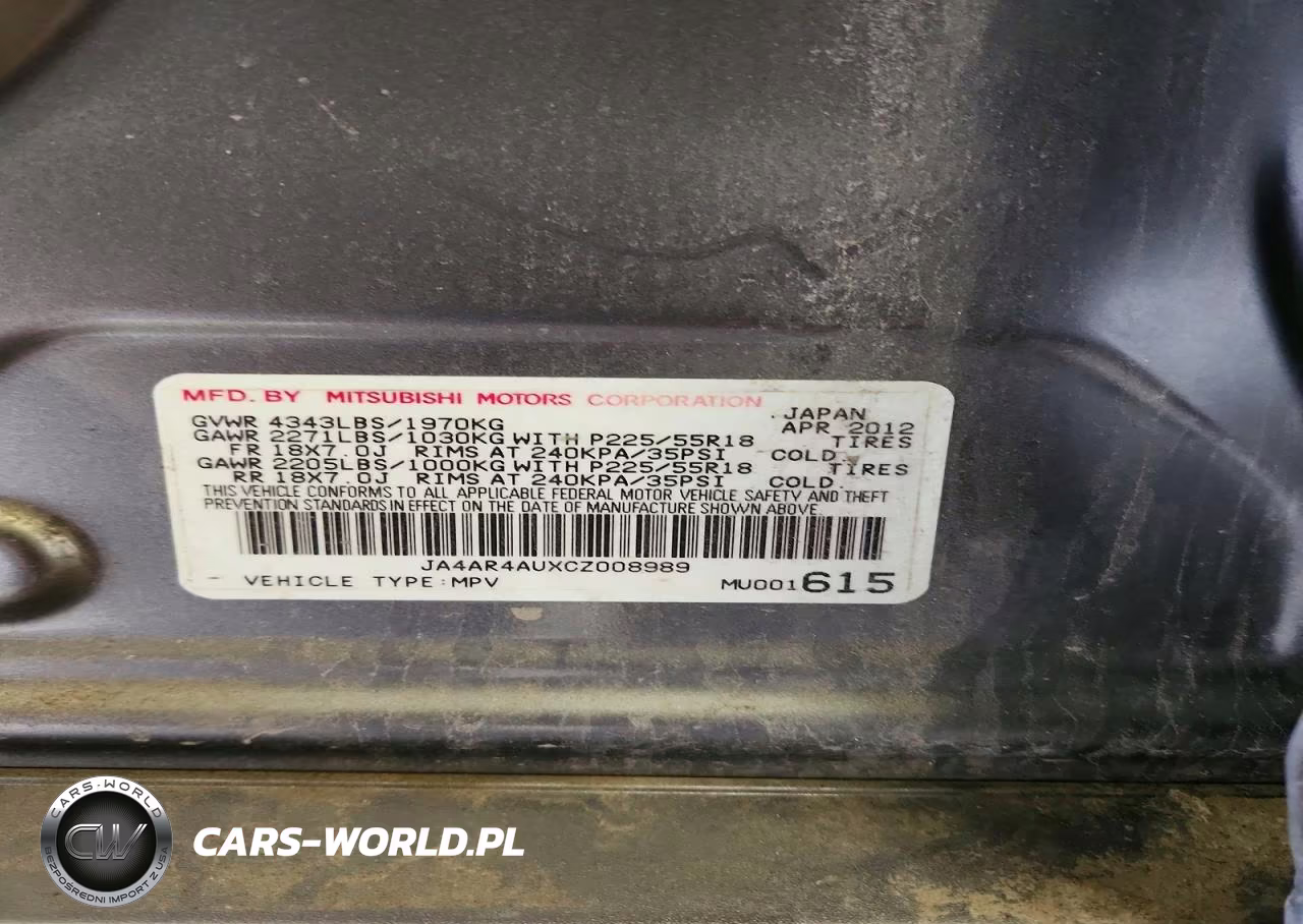 2012 Mitsubishi Outlander Sport Se VIN:JA4AR4AUXCZ008989 - 13