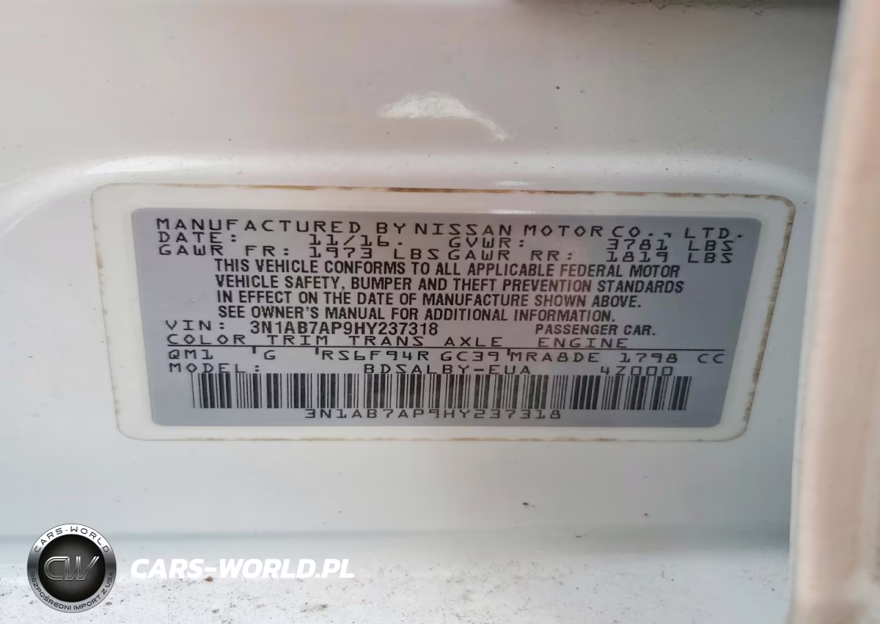 2017 Nissan Sentra S VIN:3N1AB7AP9HY237318 - 12