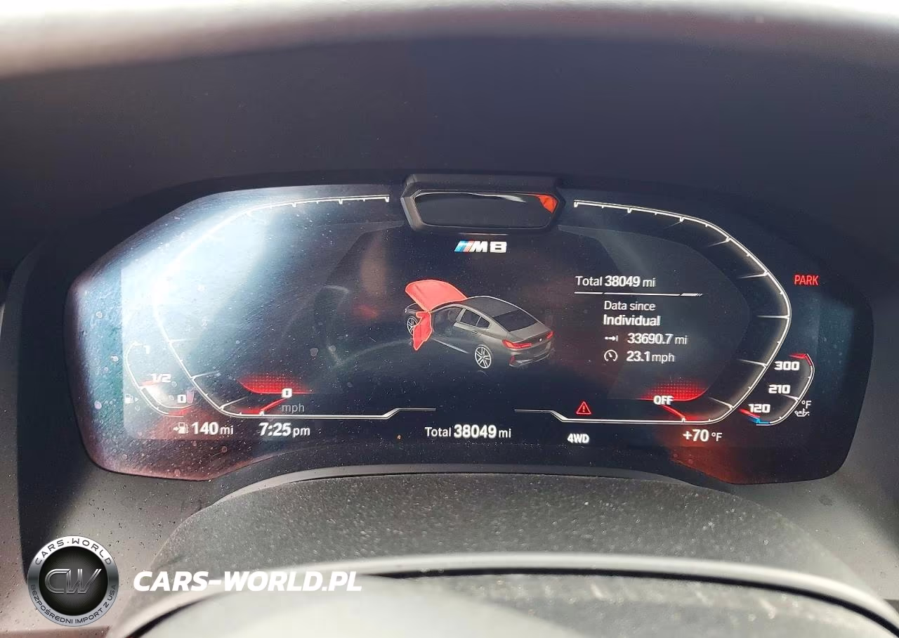 2022 BMW M8 VIN:WBSGV0C0XNCH03263 - 9