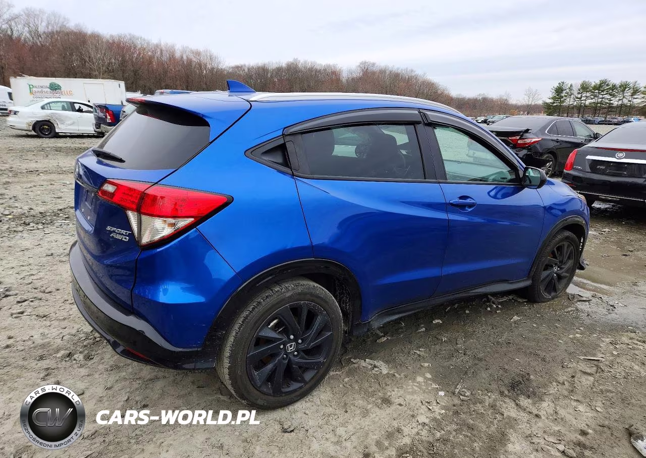2022 Honda Hr-V Sport VIN:3CZRU6H17NM760260 - 3