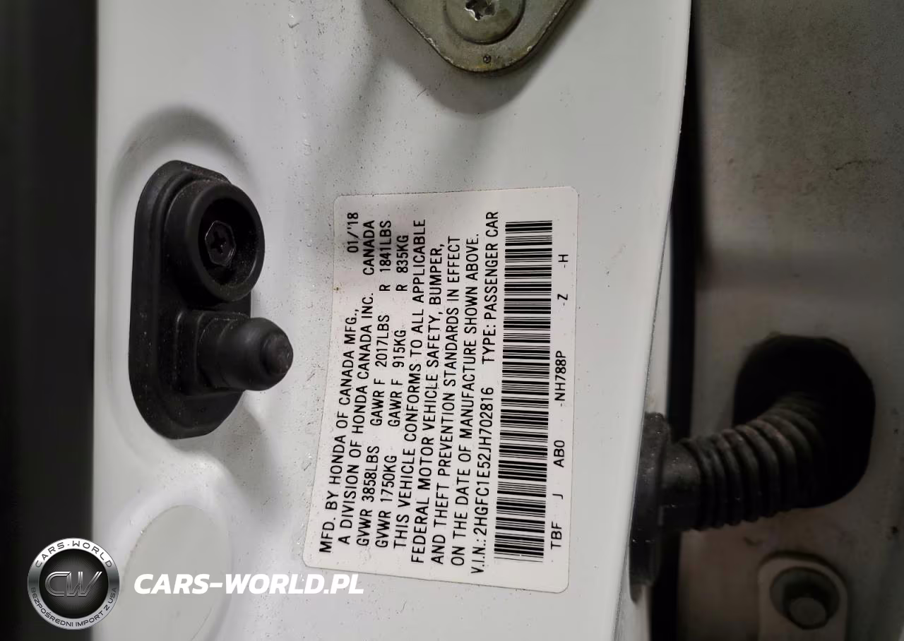 2018 Honda Civic Si VIN:2HGFC1E52JH702816 - 12