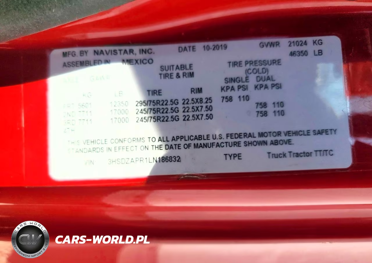 2020 International Lt625 Semi Truck VIN:3HSDZAPR1LN186832 - 10