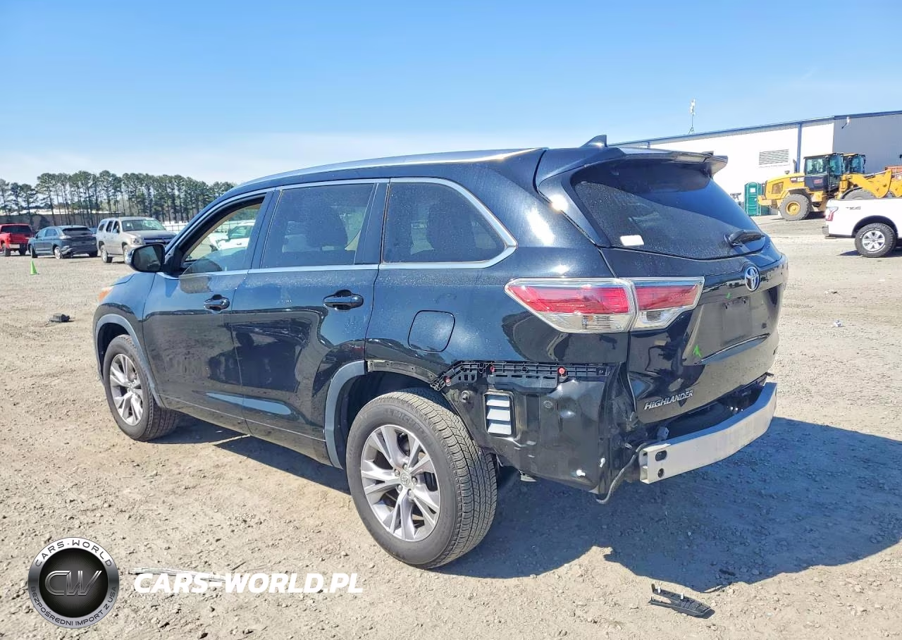 2015 Toyota Highlander Xle VIN:5TDKKRFHXFS079753 - 2