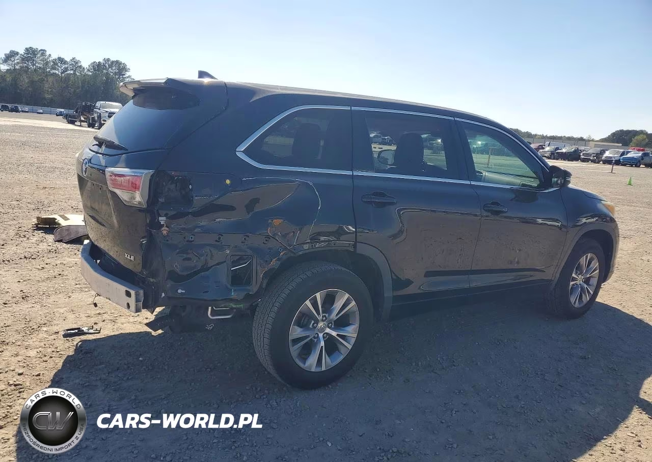 2015 Toyota Highlander Xle VIN:5TDKKRFHXFS079753 - 3