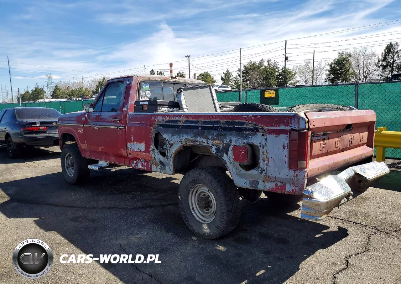 1985 Ford F250 VIN:1FTHF2614FPB38556 - 2