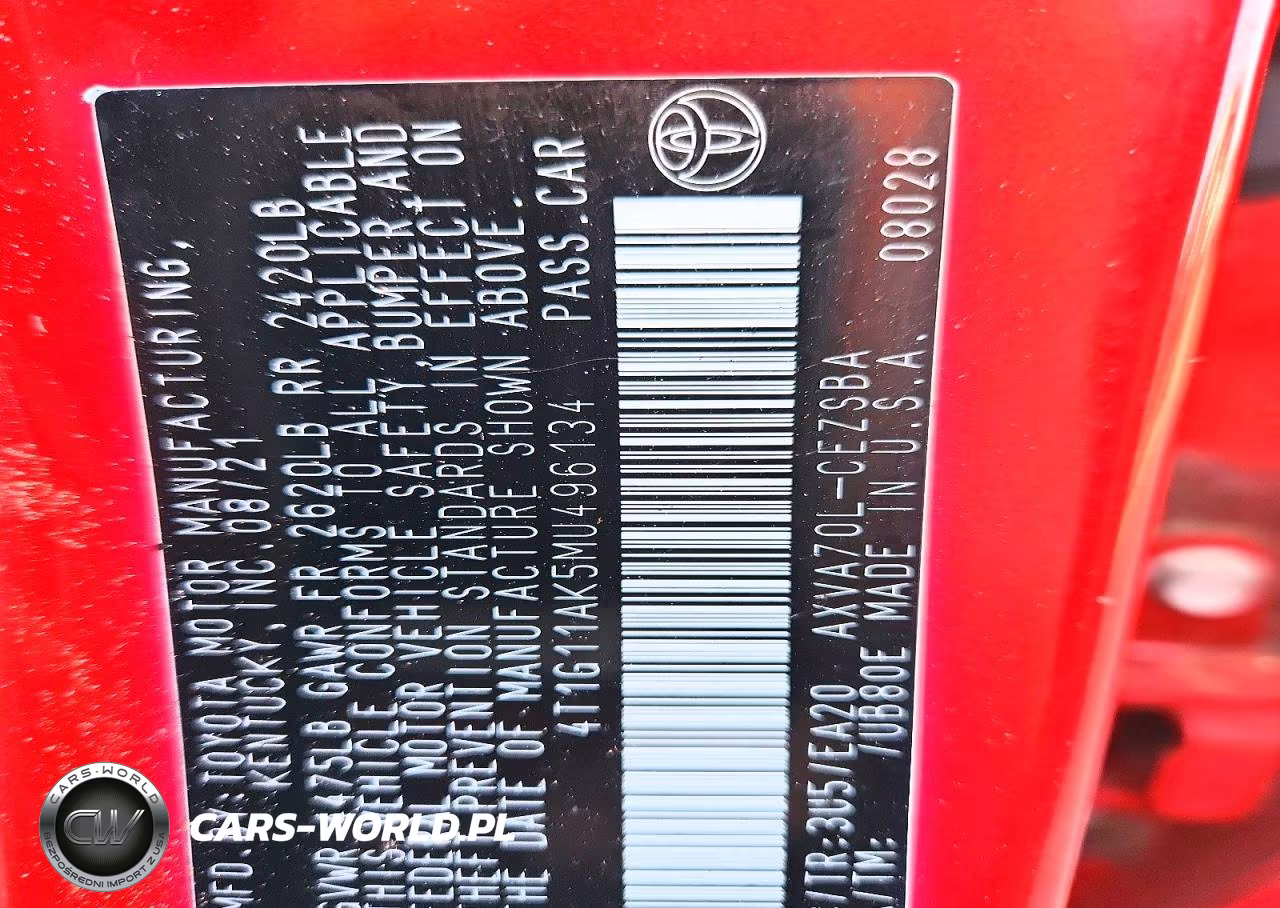 2021 Toyota Camry Se VIN:4T1G11AK5MU496134 - 13