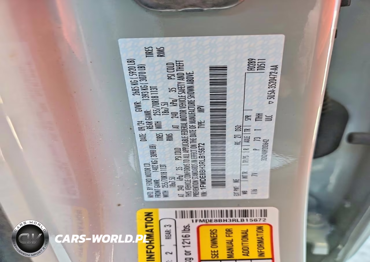 2024 Ford Bronco Outer Banks VIN:1FMDE8BH3RLB15672 - 13