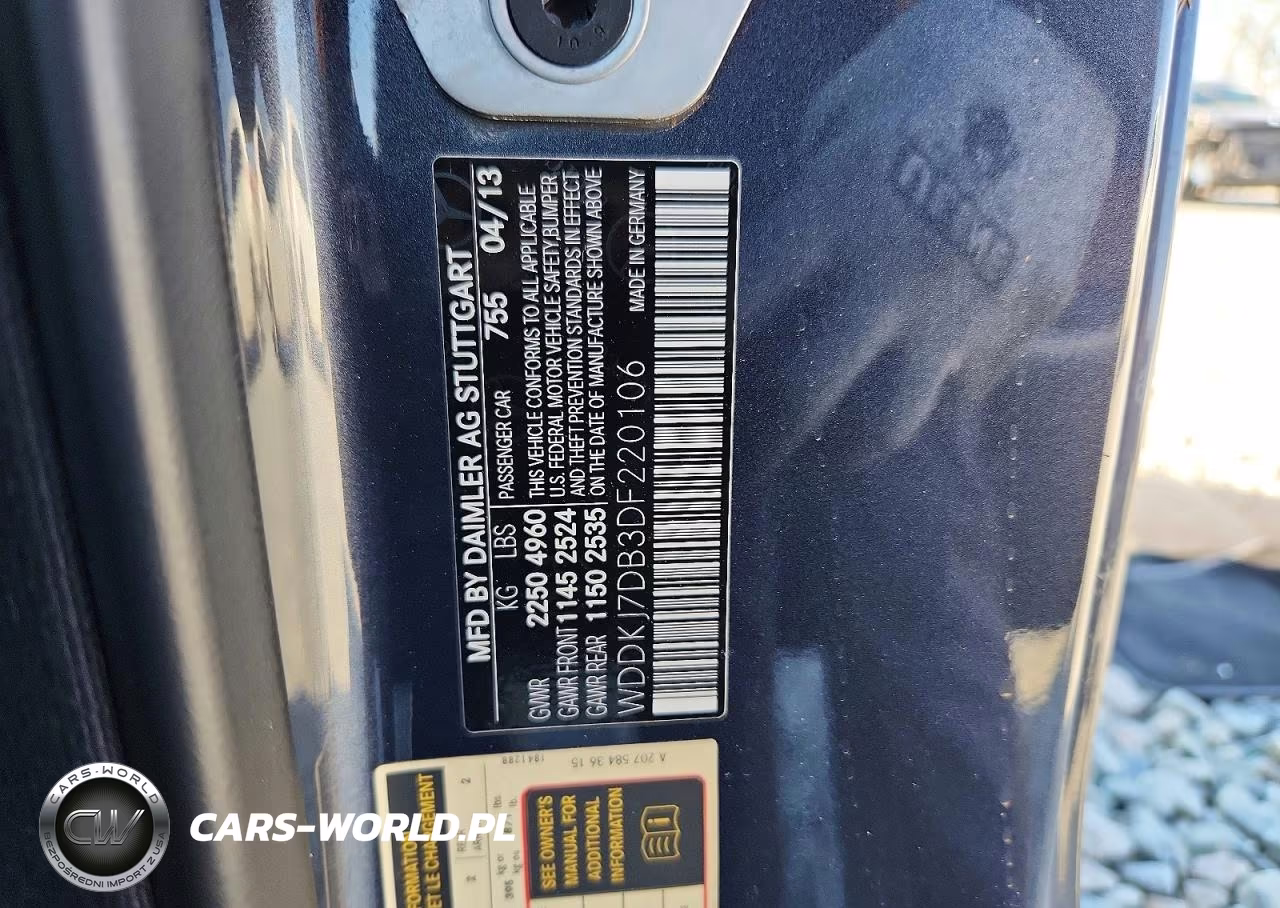 2013 Mercedes-Benz E 550 VIN:WDDKJ7DB3DF220106 - 12
