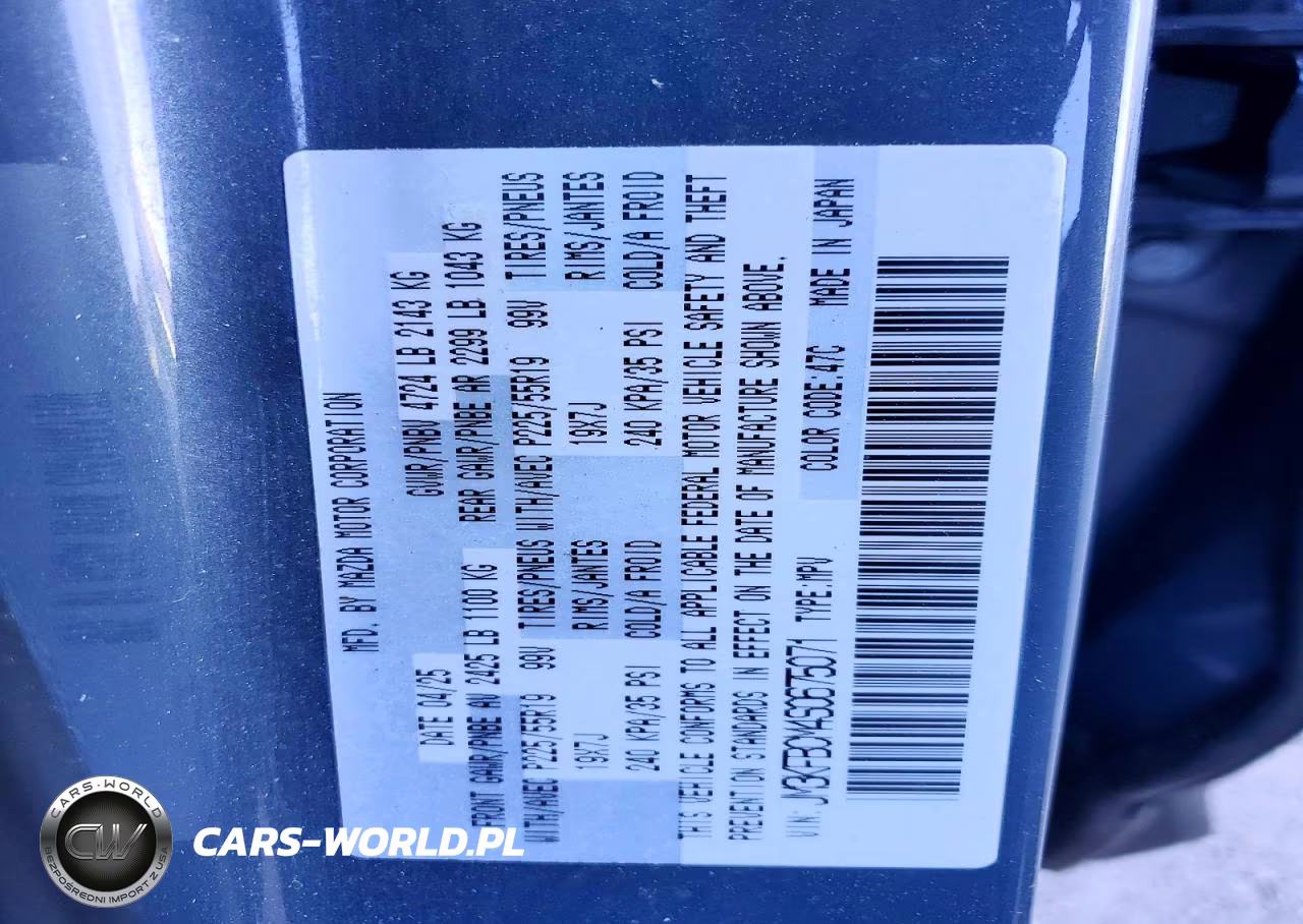 2025 Mazda Cx-5 Preferred VIN:JM3KFBCM4S0675071 - 12
