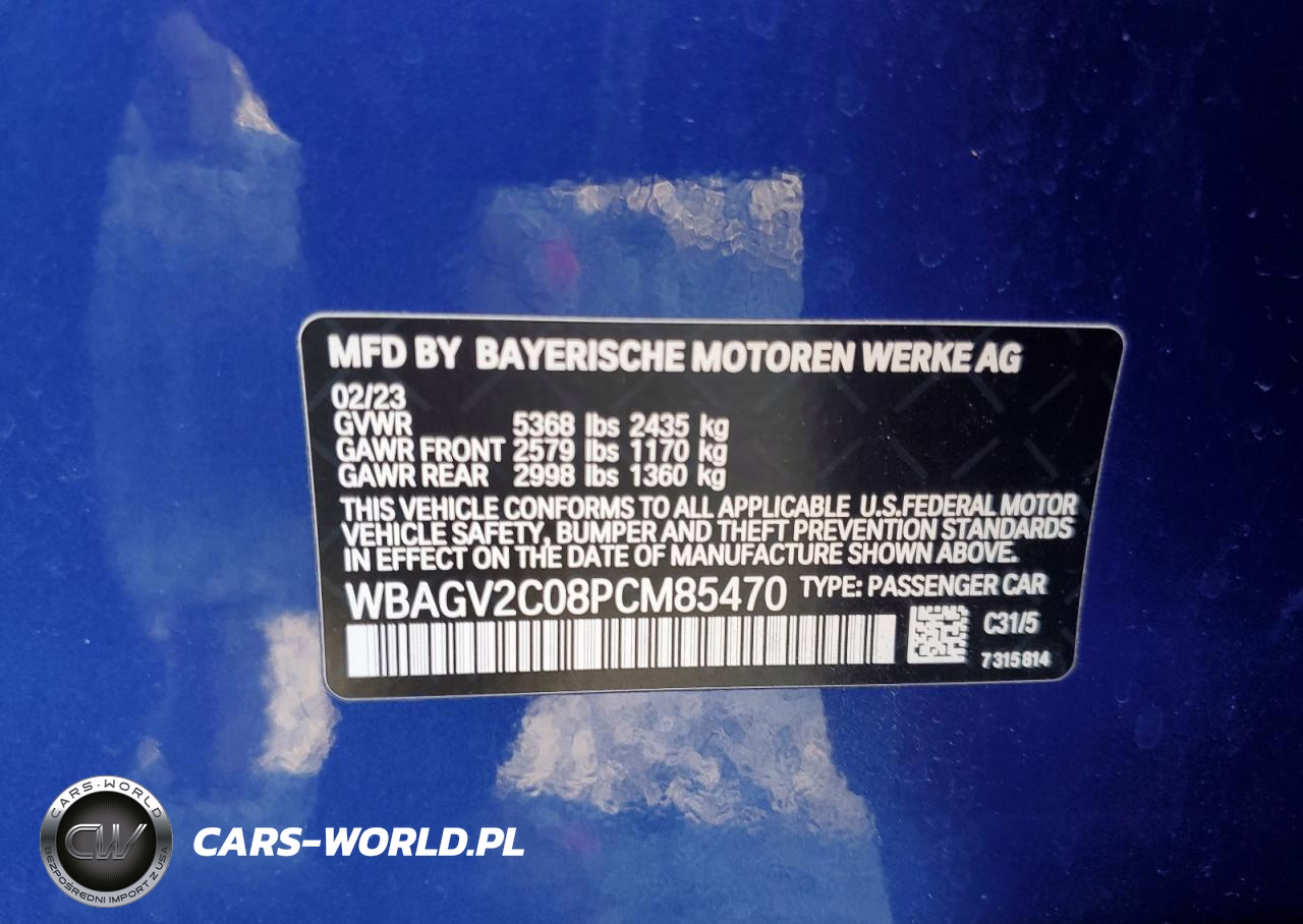 2023 BMW 840I VIN:WBAGV2C08PCM85470 - 12