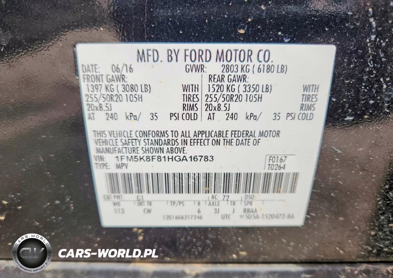 2017 Ford Explorer Limited VIN:1FM5K8F81HGA16783 - 12