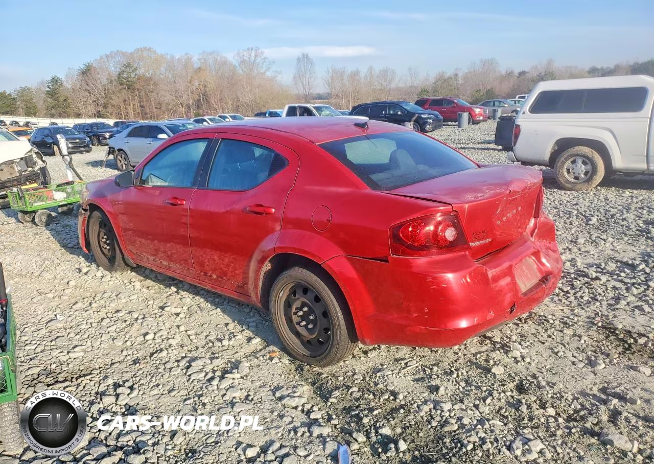 2013 Dodge Avenger Se VIN:1C3CDZAB1DN725187 - 2