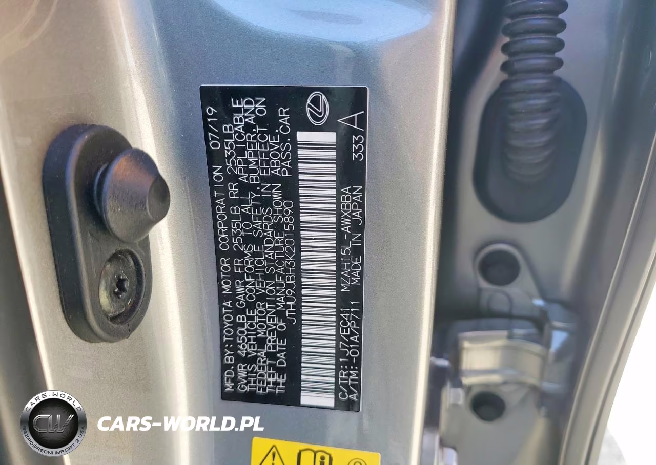 2019 Lexus Ux 250H Base VIN:JTHU9JBH3K2015890 - 13