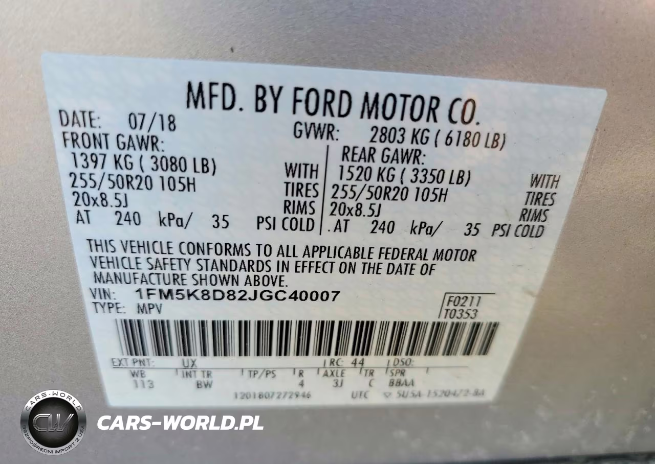 2018 Ford Explorer Xlt VIN:1FM5K8D82JGC40007 - 13