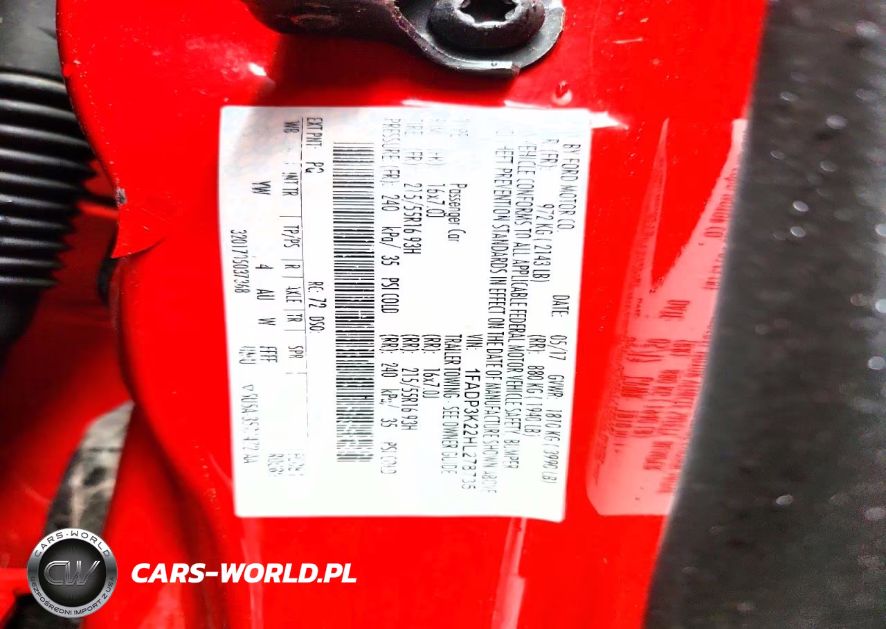 2017 Ford Focus Se VIN:1FADP3K22HL278735 - 12