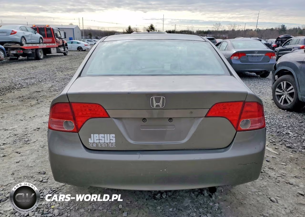 2007 Honda Civic Lx VIN:1HGFA16517L006612 - 6